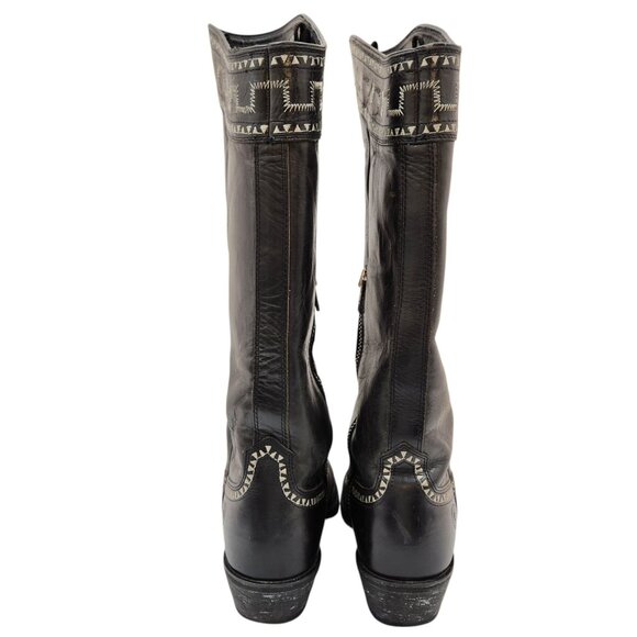 Ariat Womens Black Leather Western Knee High Boots #10011938 Size 6.5 - Picture 5 of 14
